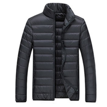 Customize Men's Packable Down Jacket Hooded Lightweight Puffer Jacket DM-DJ001