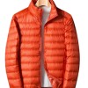 Men's Lightweight Puffer Jacket Insulated Water-Resistant Outdoor Winter Down Jacket DM-DJ008