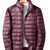 Men's Lightweight Puffer Jacket Insulated Water-Resistant Outdoor Winter Down Jacket DM-DJ008
