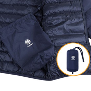 Customize Men's Lightweight Puffer Jacket Insulated Water-Resistant Outdoor Winter Down Jacket DM-DJ009