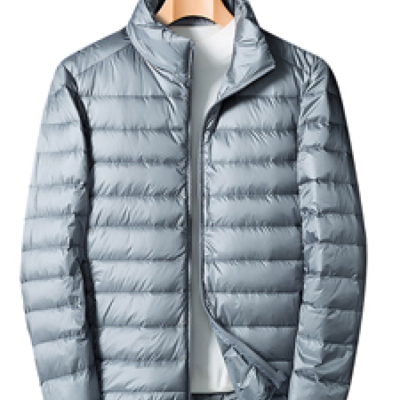 Men's Lightweight Puffer Jacket Insulated Water-Resistant Outdoor Winter Down Jacket DM-DJ008