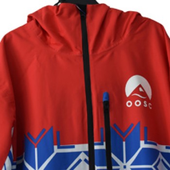 Customize One Pieces Ski Suit Ski Coveralls Waterproof Snow Wear with all over digital printing 